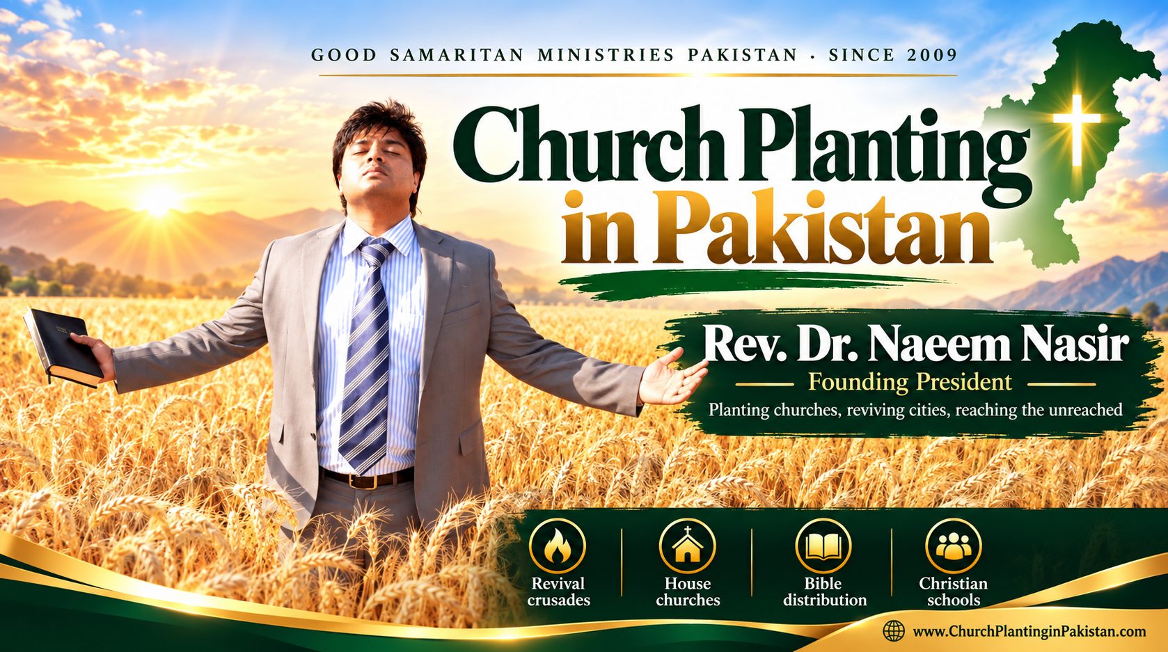 Church Planting in Pakistan — Rev. Dr. Naeem Nasir, Founding President, Good Samaritan Ministries Pakistan