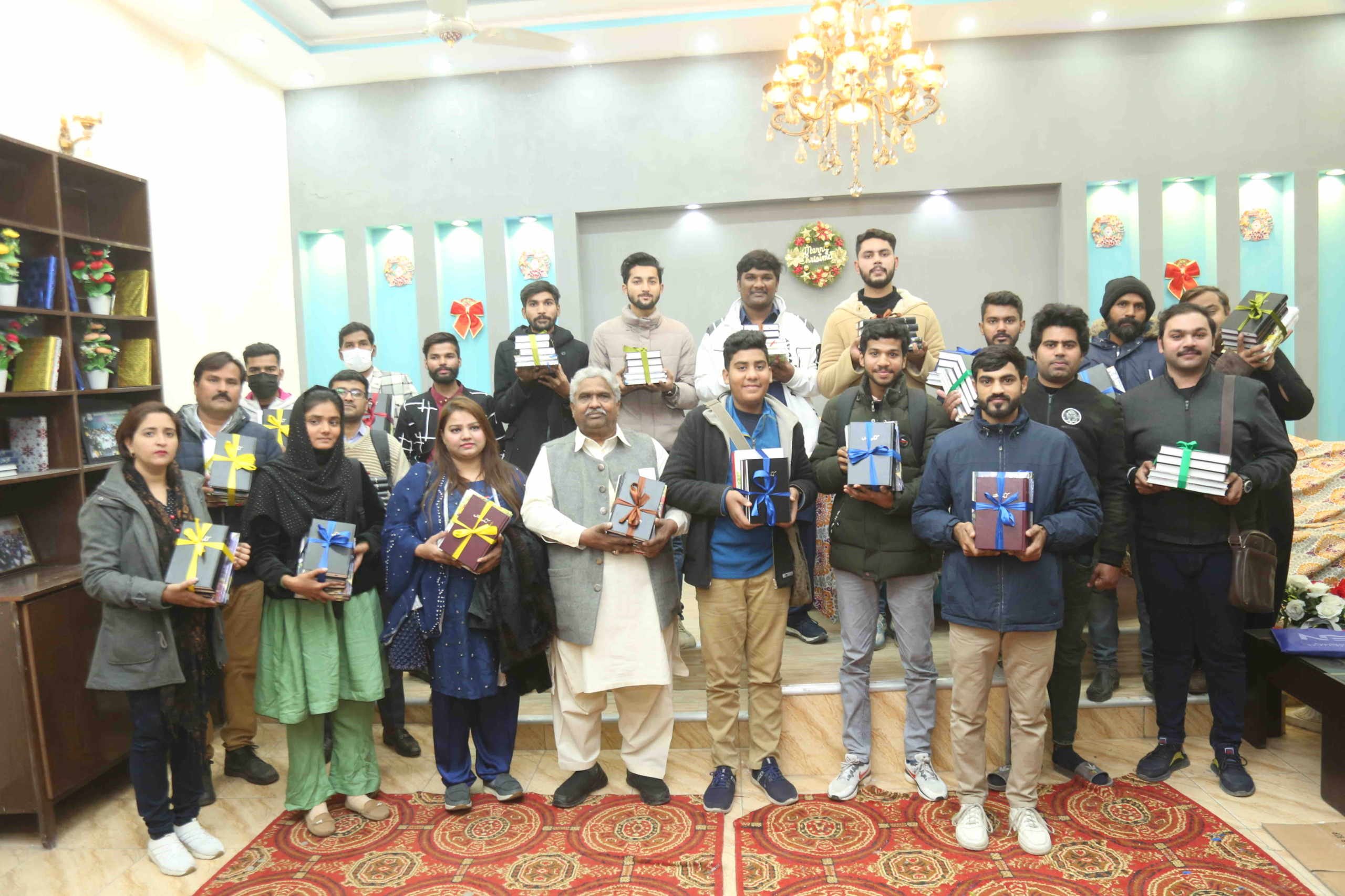 Rev Dr Naeem Nasir guiding Christian students about Fully Funded Scholarships in Pakistan